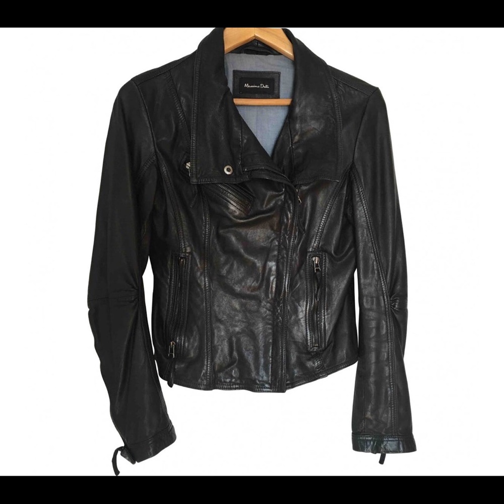 100% genuine sheepskin leather jacket